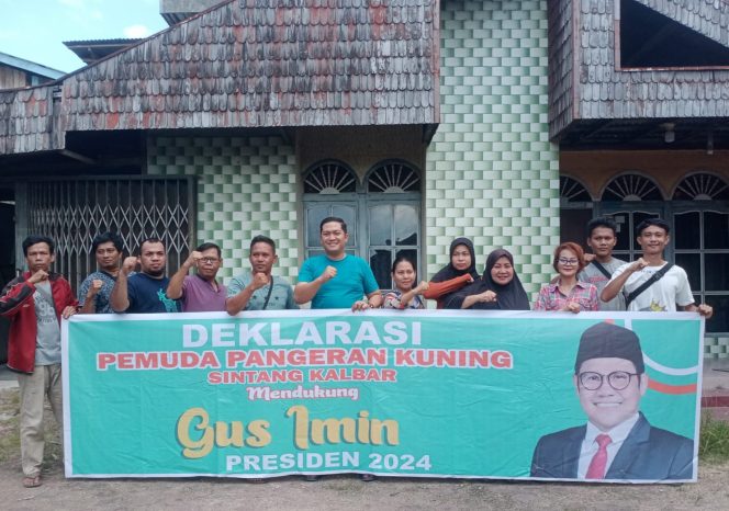 
 Pemuda Pangeran Kuning, Deklarasikan Dukungan Gus Imin Capres 2024