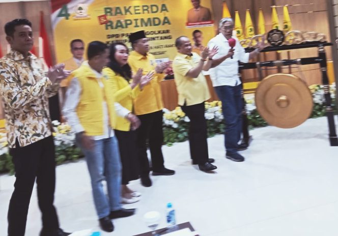 
 Rapim dan Rakerda Golkar Sintang, Optimis Menang Pemilu 2024