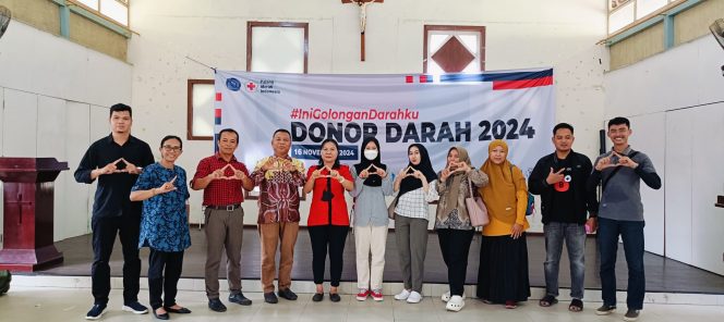 
 Ketua PMI Kabupaten Sintang Ucapkan Terima Kasih kepada PAKJ atas Kegiatan Donor Darah