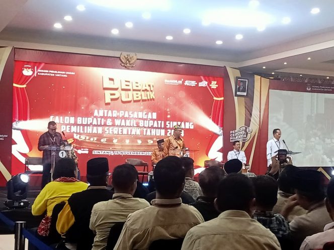 
 KPU Sintang Gelar Debat Kandidat Calon Bupati dan Wakil Bupati Sintang 2024