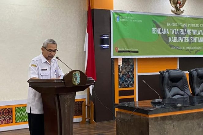 
 Dinas Penataan Ruang dan Pertanahan Sintang Gelar Konsultasi Publik RTRW Kabupaten Sintang