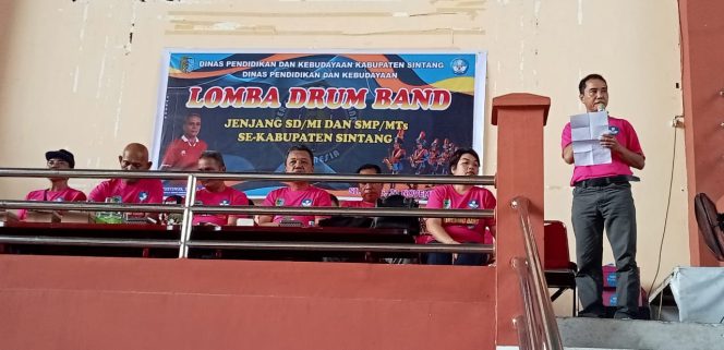 
 Lomba Drum Band Tingkat SD/MI dan SMP/MTs Se-Kabupaten Sintang, Sukses di Gelar Sudirman Ucapkan Terimakasih